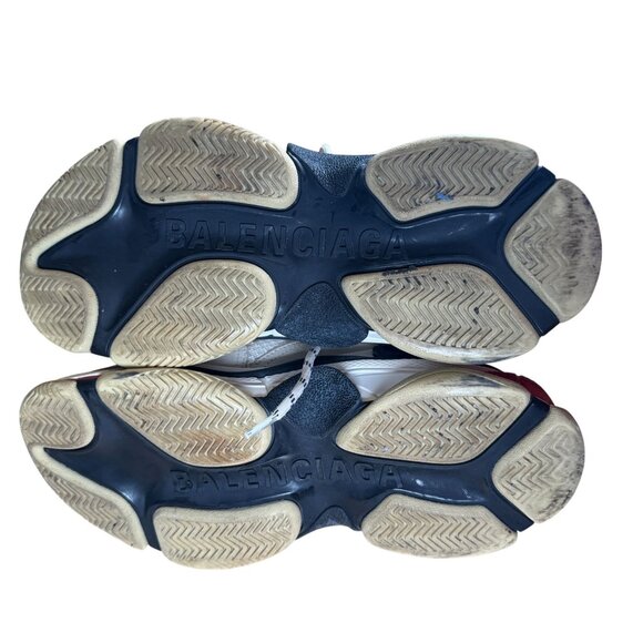 BALENCIAGA Triple S Distressed Chunky Low Top Sneakers Women's Size 38 - Picture 9 of 9